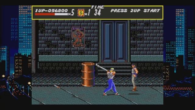 STREETS OF RAGE -Retro Classics- (SEGA GENESIS) Short Game Play *Retro Arcade hit! смотреть онлайн