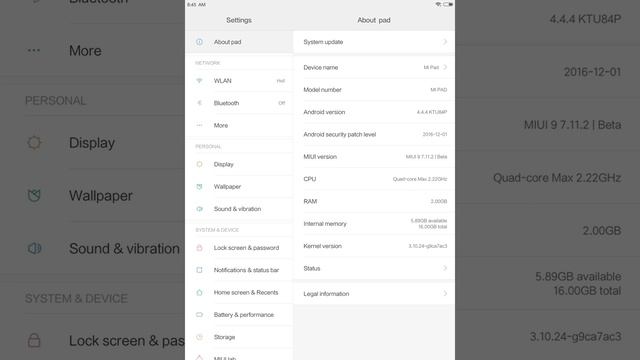How to install MIUI 9 on Mi Pad смотреть онлайн
