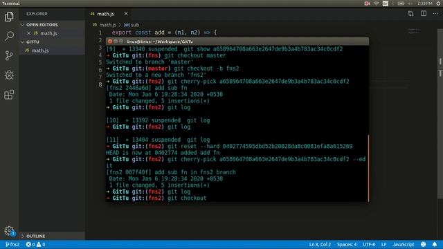 Git: Cherry-pick (with live demo) смотреть онлайн