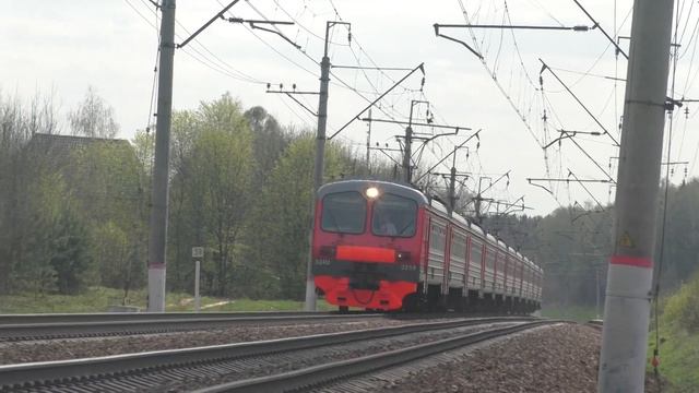 Электропоезд ЭД4М-0359 сообщением Москва - Красноармейск смотреть онлайн