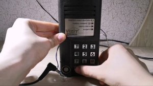 Домофон ВИЗИТ БВД SM-100 установка индивидуального кода