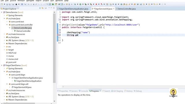Feign Client Using Spring Boot | @EnableFeignClient | @FeignClient | FeignClient Spring Cloud смотреть онлайн