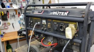 Обзор на Генератор HUTER DY 8000 LX с «родной» Автоматикой.