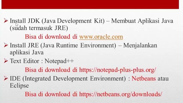 Tutorial Belajar Java - 1 Intro dan Install JDK смотреть онлайн