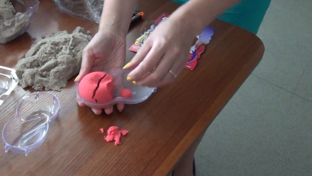 Песок Kinetic sand НЕ БРАК смотреть онлайн