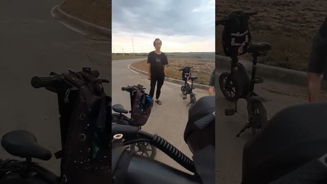 Электровелосипед KUGOO V1.Встретили случайно парней на KUGOO V1. смотреть онлайн