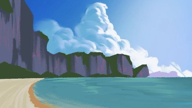 Landscape Digital Painting For Beginners | Paintable Digital Art Tutorial