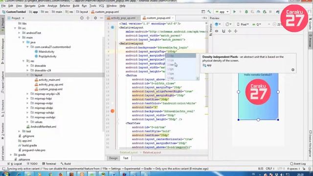 membuat custom dialog di Android Studio смотреть онлайн
