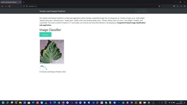 Tomato Leaf Disease Prediction CNN Python Flask Project смотреть онлайн