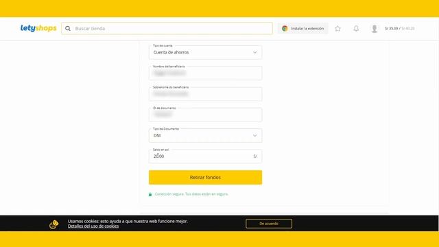 Cómo retirar mis fondos de Letyshops | Retirar cashback Letyshops | Letyshops Perú смотреть онлайн