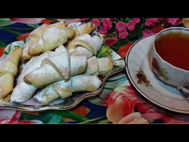 Рогалики со смородиновым вареньем. смотреть онлайн