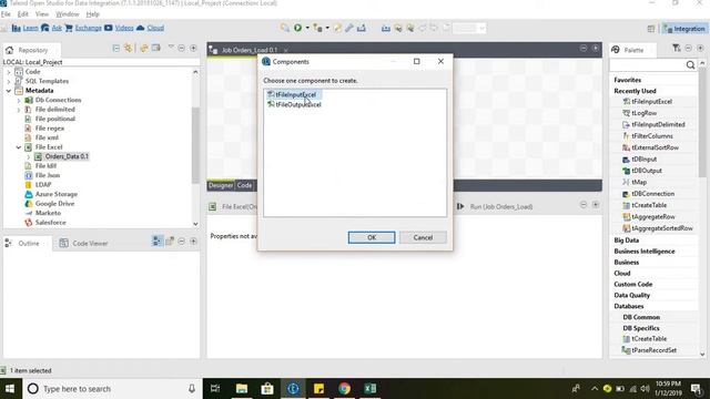 Talend ETL Tutorial 3 | Importing Excel metadata смотреть онлайн
