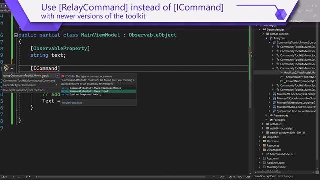 .NET MAUI Data Binding with MVVM & XAML [5 of 8] | .NET MAUI for Beginners смотреть онлайн