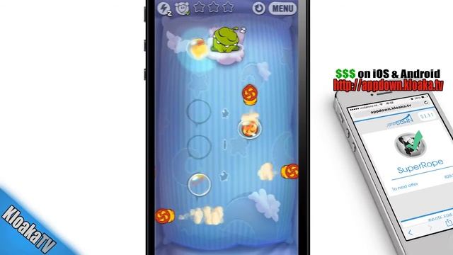 Cut The Rope 16-6 Pillow Box Walkthrough (3 Stars) смотреть онлайн