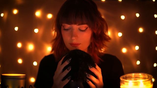 ASMR cozy candle lit fall/halloween ambience - up close triggers that will make you sleep смотреть онлайн