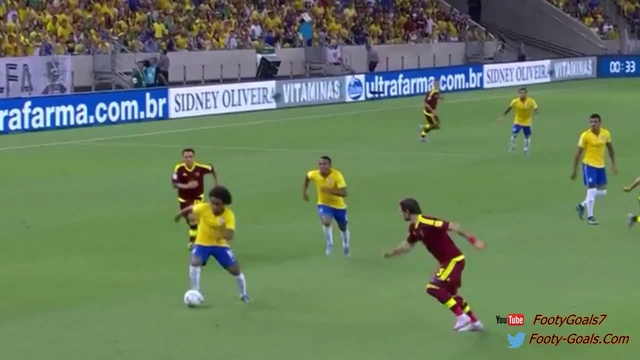 Willian Goal - Brazil vs Venezuela 1-0 (World Cup Qualification 2015) смотреть онлайн
