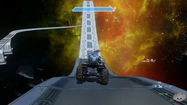 Halo 4 Custom Maps - Rainbow Road by Oomishday3!! (Racetrack) смотреть онлайн