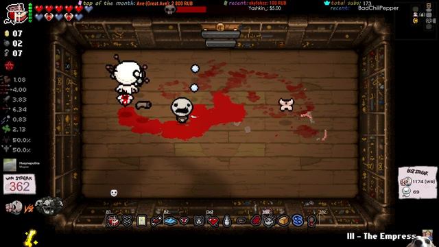 [#363] Иден стрик на 4 Цели | Котоскам | The Binding of Isaac: Repentance смотреть онлайн