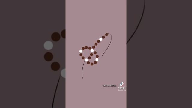 как сделать крендель из бисера? смотреть онлайн