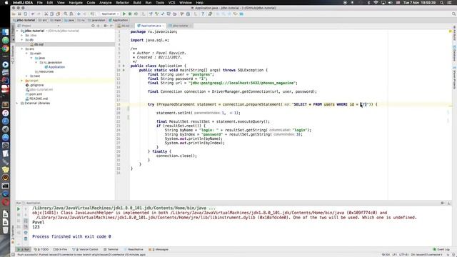 Java JDBC часть 1 Connection смотреть онлайн