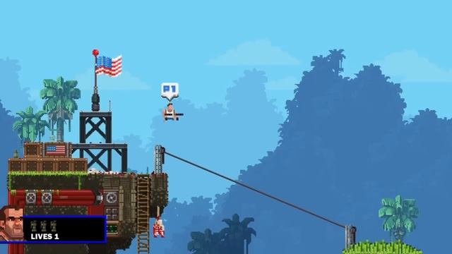 Broforce second C level (level C-2) walkthrough смотреть онлайн