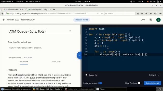 Google kickstart - ROUND F || Solution in python || தமிழ் смотреть онлайн