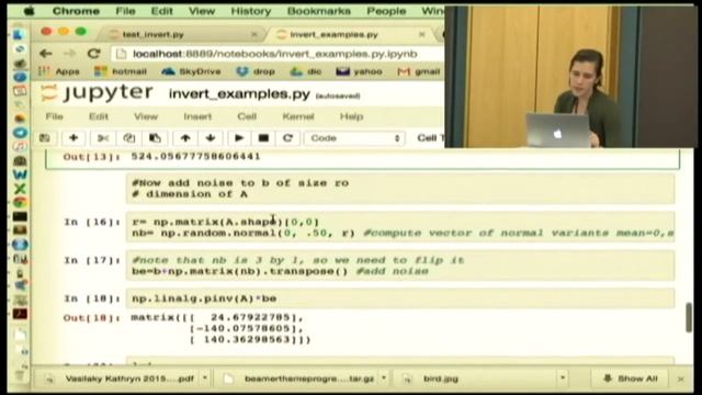 An Iterative Approach to Inverse Problems using Python's Numpy смотреть онлайн