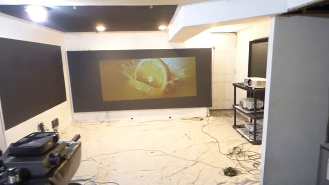 New K & A Home Cinema  2.35:1 And 16:9 Screens, 1 Gal Superior & Viewsonic 3600 Lumens Price $848