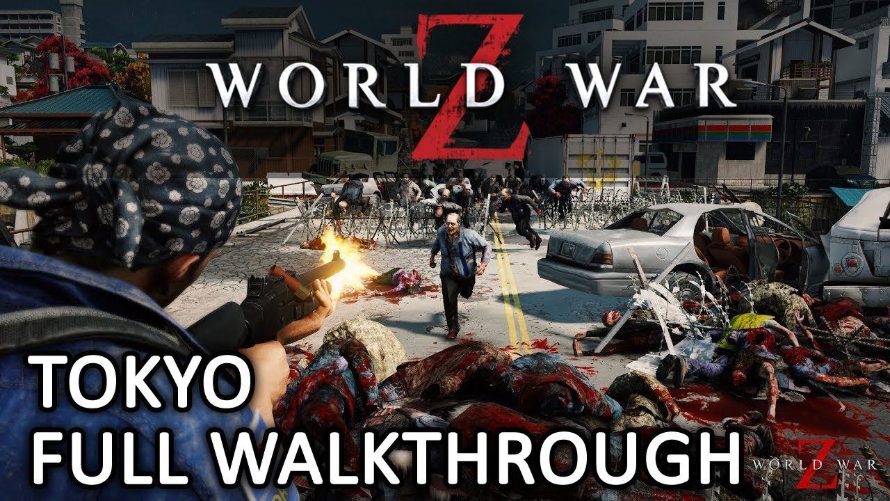 World War Z - Tokyo Full Walkthrough - Hard Difficulty (PS4 Pro) смотреть онлайн