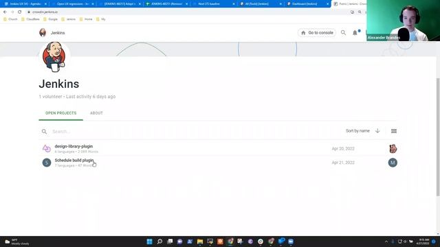 Jenkins UX SIG Meeting 27 Apr 2022 смотреть онлайн