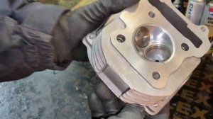 Тюнинг головки скутера 150 куб. Доработка ГБЦ 157QMJ