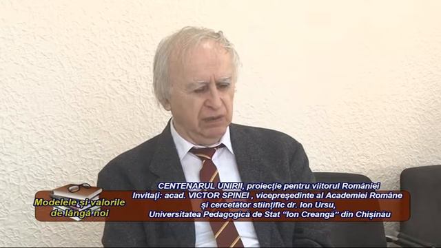 MODELE SI VALORI CU ACAD.VICTOR SPINEI SI ISTORICUL ION URSU 121018 1 смотреть онлайн