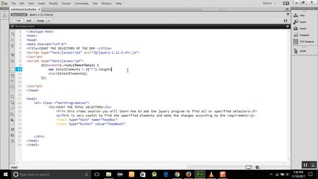 JQUERY TUTORIAL FOR BEGINNERS 15 FIND OR SELECT THE ELEMENTS IN THE JQUERY смотреть онлайн