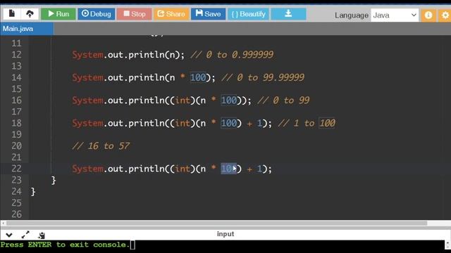 Java Conditions Lesson 06) Random Numbers смотреть онлайн