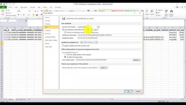 Autosave excel file every one minute | Excel tutorials | MS office | Excel tricks