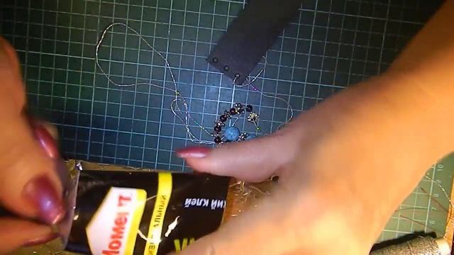 Как сделать браслет из кожи (№15). A leather bracelet (№ 15). Bracciale in pelle (№15). смотреть онлайн