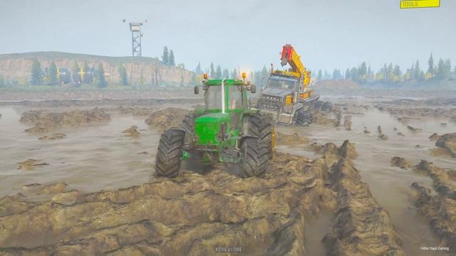 WORLD BIGGET TRUCK STUCK IN MUD - TRACTOR RESCUING TRUCK FROM MUD | SNOWRUNNER HINDI смотреть онлайн