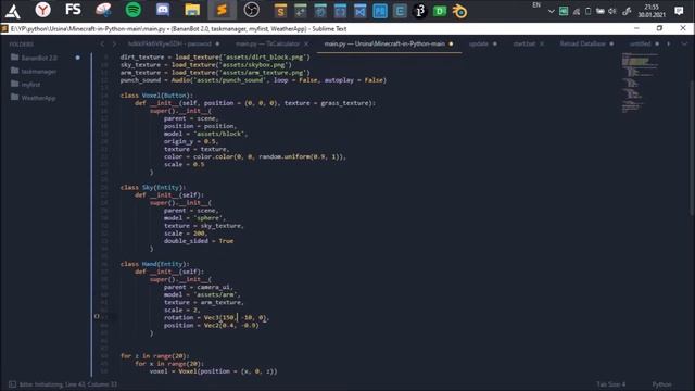 СДЕЛАЛ СВОЙ МАЙНКРАФТ НА PYTHON ЗА 10 МИНУТ | SPEED CODING #2 смотреть онлайн