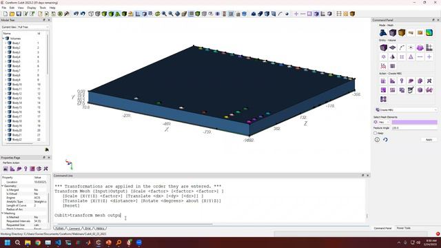 Building a mesh from dirty CAD in Coreform Cubit смотреть онлайн