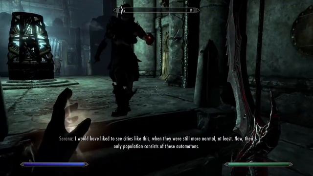 Serana dialogue add on: Dwemer City Commentary. смотреть онлайн