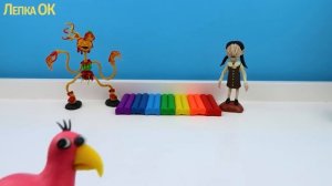 Подборка: Мои Фигурки Боссов Детский Сад Банбан из пластилина ? Garten of Banban ▶ Лепка ОК