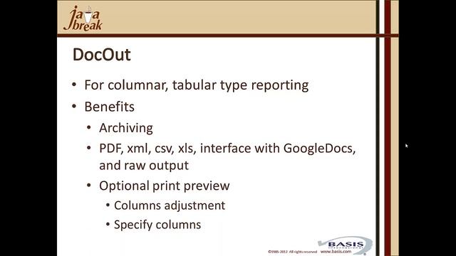 Java Break - Outputting Your BBx Data - Transforming Your BBx Data Output in a Jiffy (Updated) смотреть онлайн