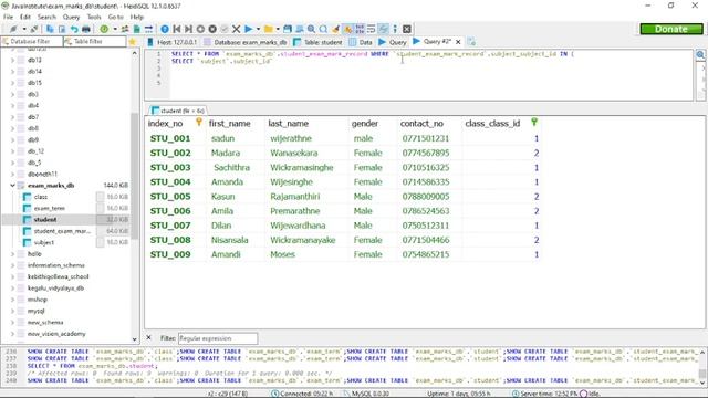 DBMS Question Session Task 20 1st Year | Semester 01 | Java Institute |Oneth Meraj смотреть онлайн