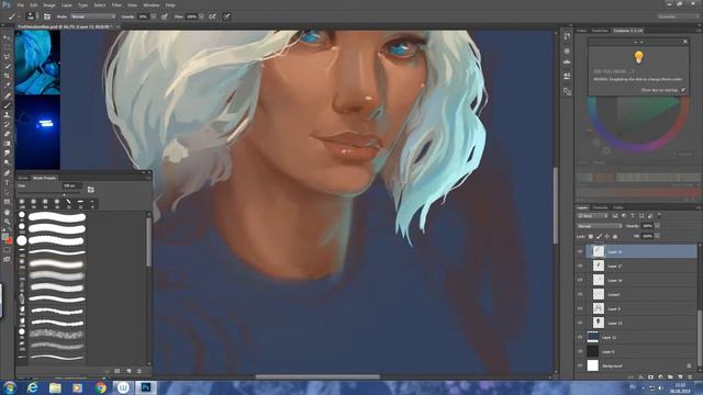 Speedpainting | Mass Effect: Andromeda | Elena Lavellan's character смотреть онлайн