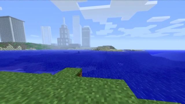 Minecraft - New York Islands (Step 3) The Great Bridge. Two Islands Connect
