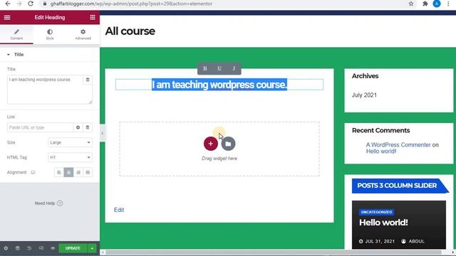 How to edit Header in wordpress | Wordpress urdu tutorial | Ghr service | Wordpress Header | смотреть онлайн