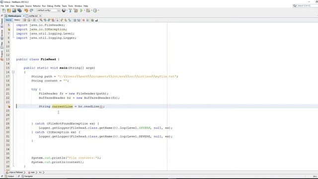 Reading Files in Java - Intermediate Java 2 смотреть онлайн