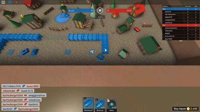 roblox tiny tanks (more red vs blue gameplay) смотреть онлайн