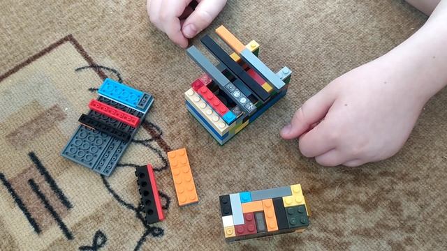 Лего сейф с тремя замками / самоделка / сборка / Lego Safe Tutorial