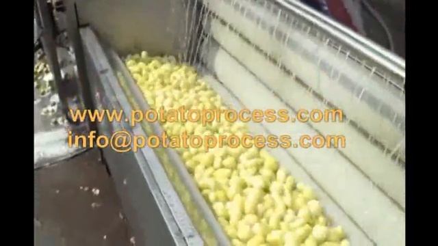 Полностью автоматическая машина для мойки картофеля и очистки от кожуры смотреть онлайн
